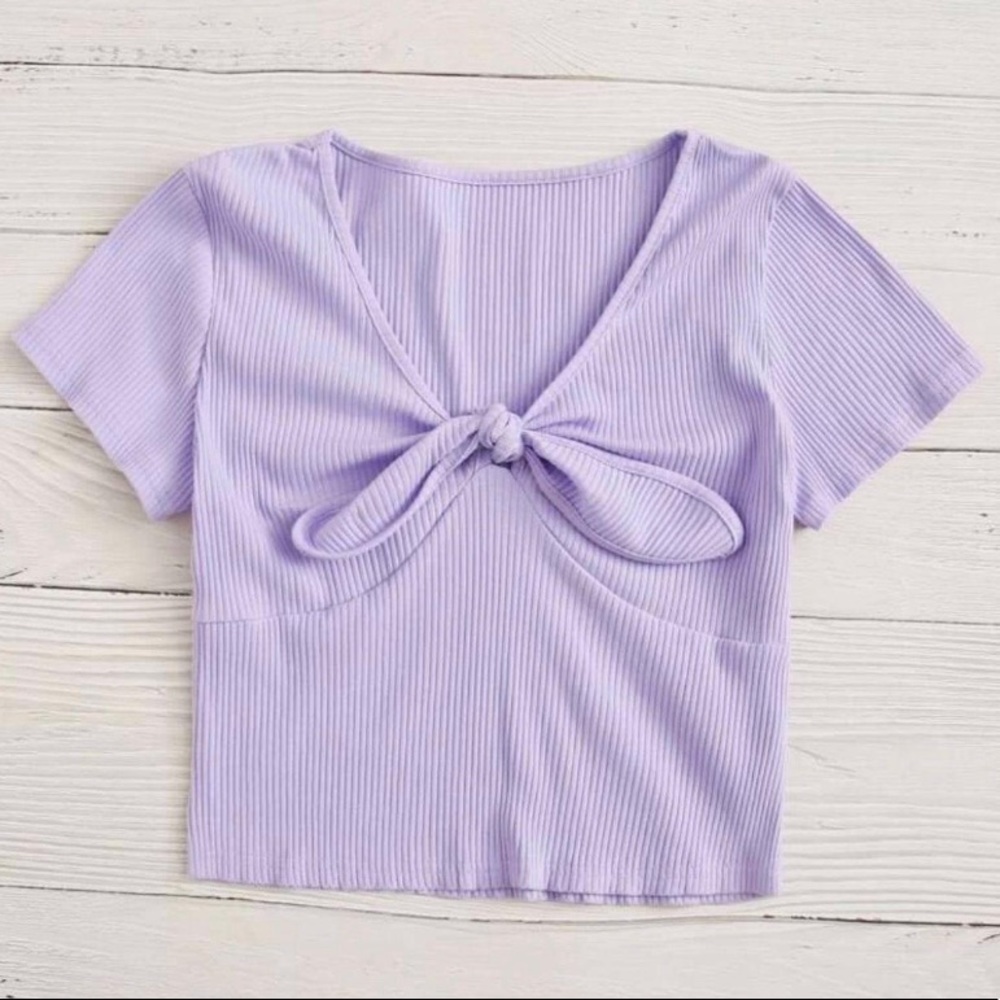 Top Knot Front Tee
